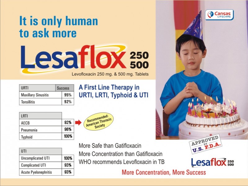 LESAFLOX-250 TAB
