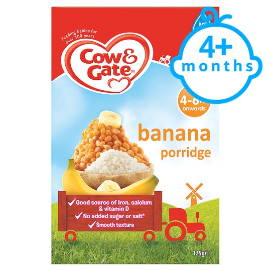 aptamil creamed banana porridge baby cereal 125g