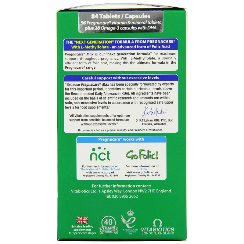 Vitabiotics Pregnacare Max 84 Tab Smartbuyuk In Dhrol Vitabiotics Pregnacare Max 84 Tab Smartbuyuk In Dhrol
