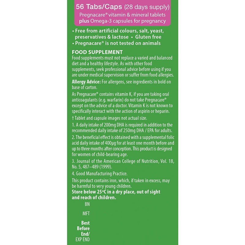 Vitabiotics Pregnacare Plus Omega 3 56 Tab From Www Smartbuyuk In Vitabiotics Pregnacare Plus Omega 3 56 Tab From Www Smartbuyuk In