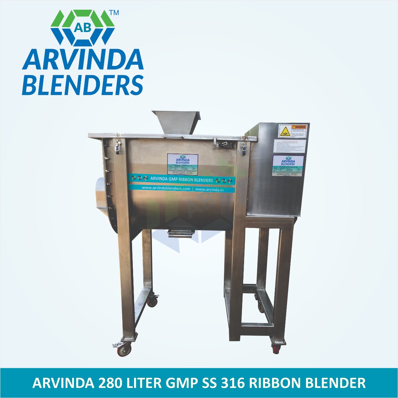 Ribbon Blender, Paddle Mixer Manufacturer In Ahmedabad, Gujarat, India