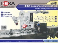 Hexa Meccanica Is Manufacturer Of Hot-melt Soap Wrapper Packing Machine In #India