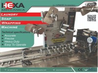 Hexa Meccanica Is Manufacturer Of Laundry Soap Wrapping Machine In #India