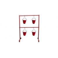 Fire Bucket Stand For 4 Buckets Without Roof/Canopy