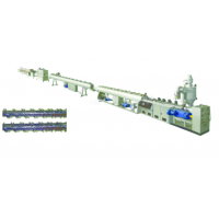 SINGLE SCREW EXTRUDER LINE FOR HDPE/PPR/PE PIPES