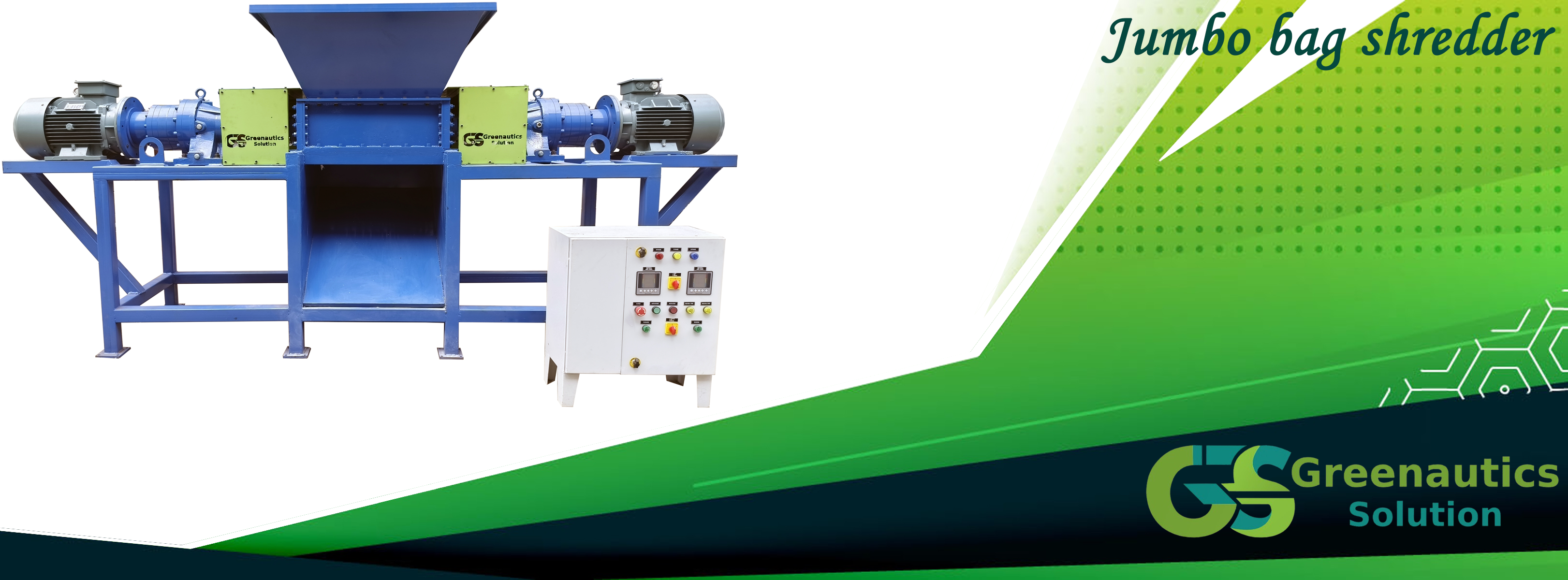Jumbo Bag Shredder- Greenautics Solution
