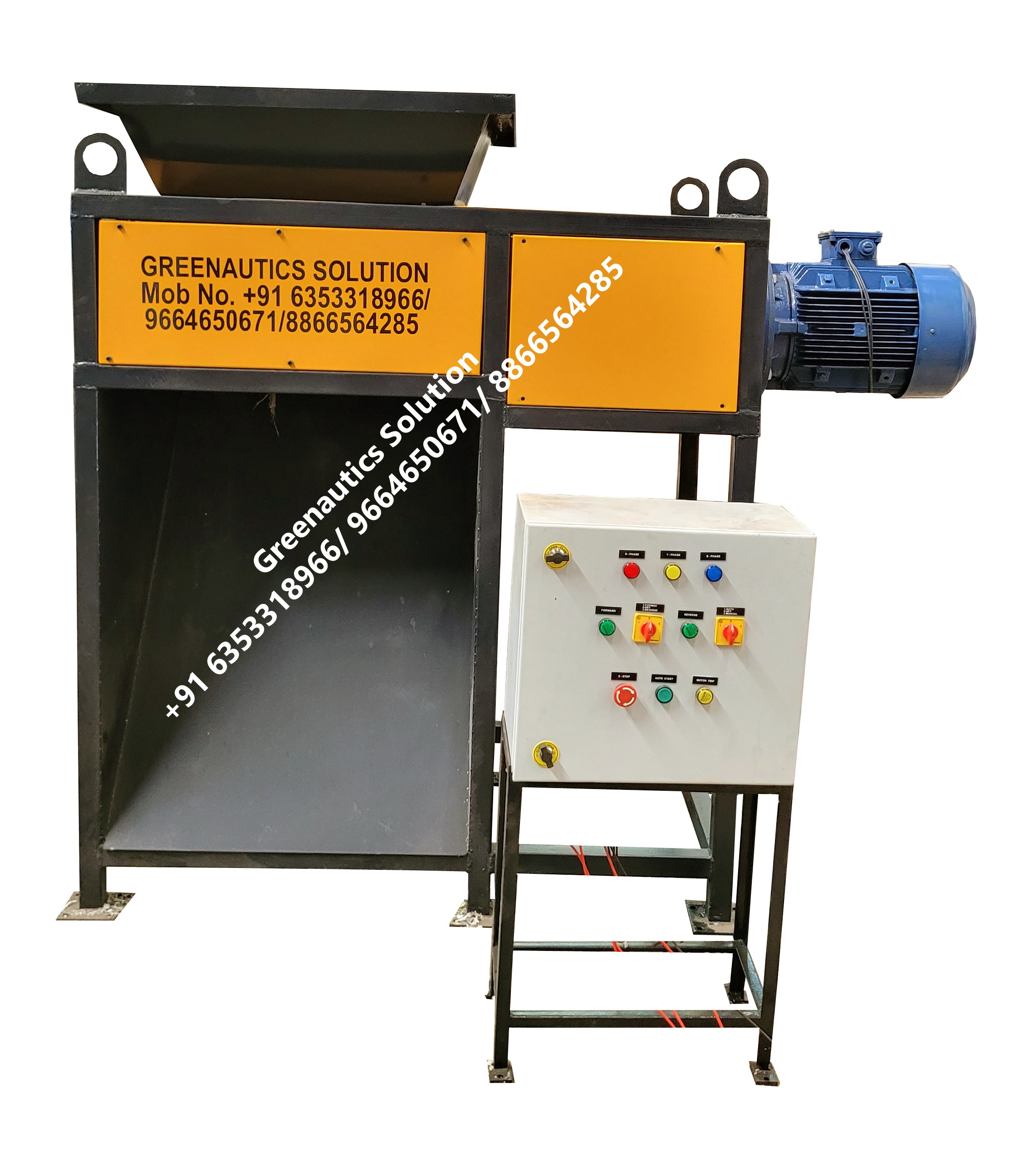 Medium Duty MSW Shredder Machine | Municipal Solid Waste Shredding Equipment – Greenautics Solution