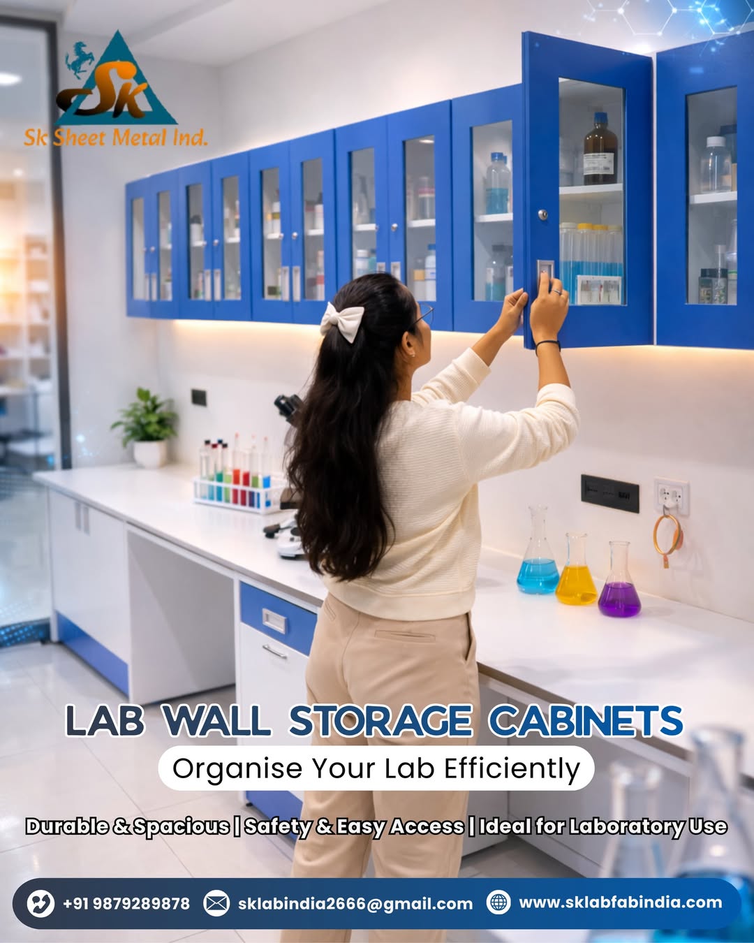 Lab Wall Storage Cabinet