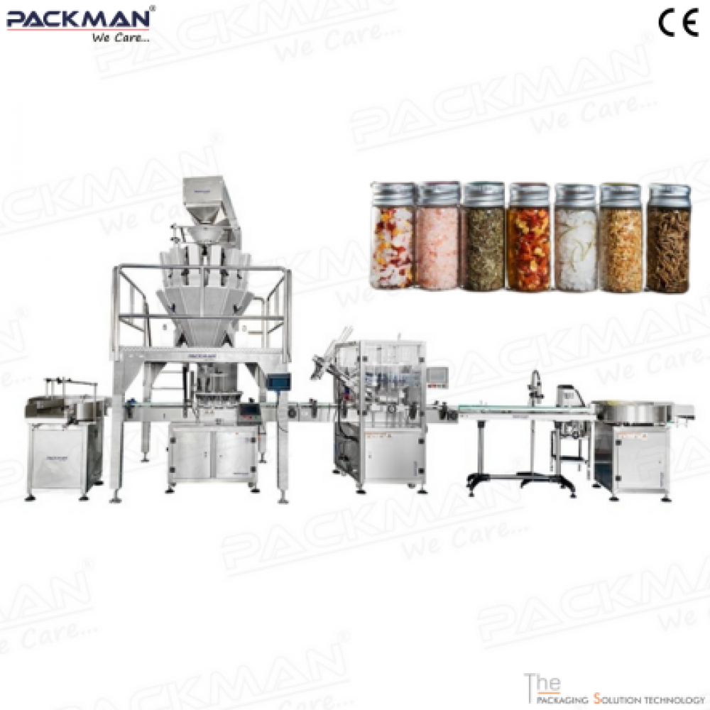 Whole Spices & Seasoning Bottle Filling Line - Complete Line