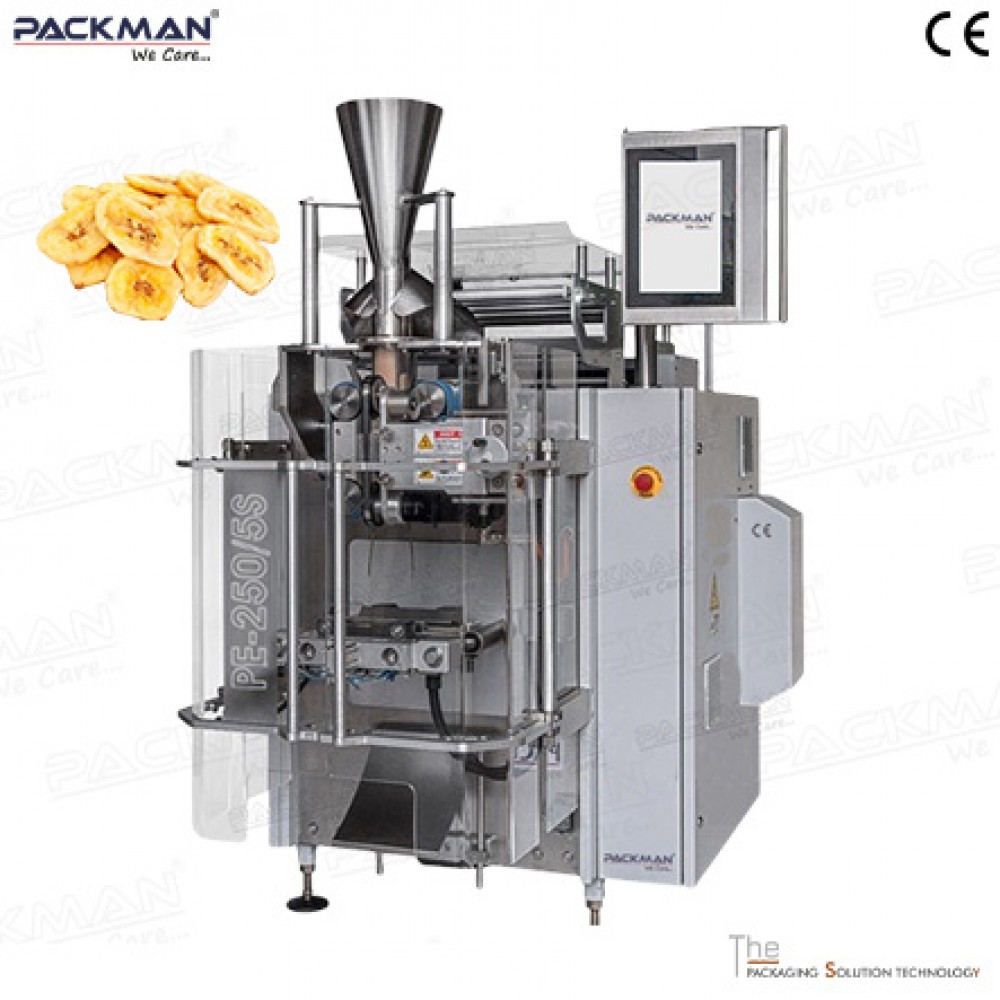 Advanced 4-Axis (Servo) Bagger With Multihead Weigher – Banana Chips Pouch Packing Machine