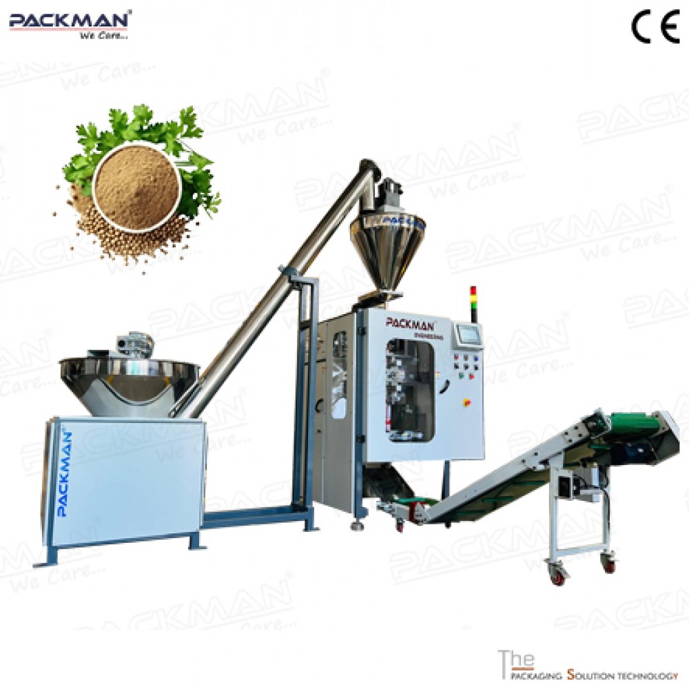 Coriander Powder Pouch Packing