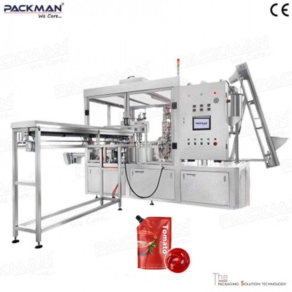 Ketchup Spout Pouch Packing Machine