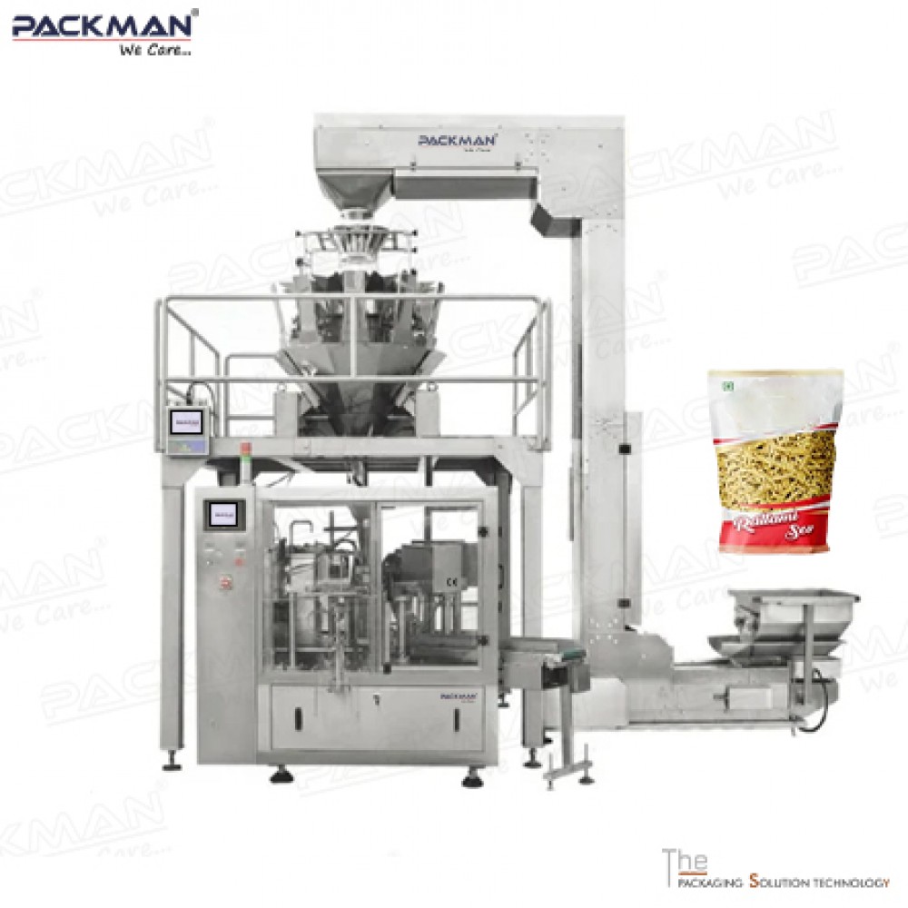 Pick Fill Seal Standy Zipper Pouch Namkeen Packing Machine