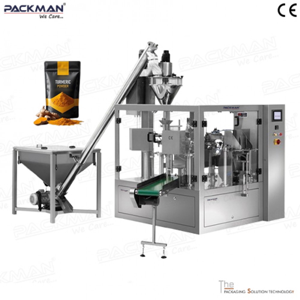 Standy Zipper Spices Powder Pouch Packing Machine