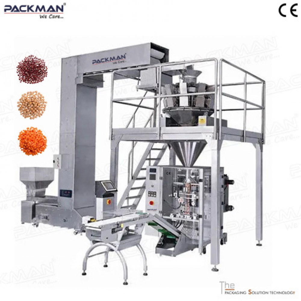 VFFS Type 14-Head Weigher Pulses Pouch Packing Machine