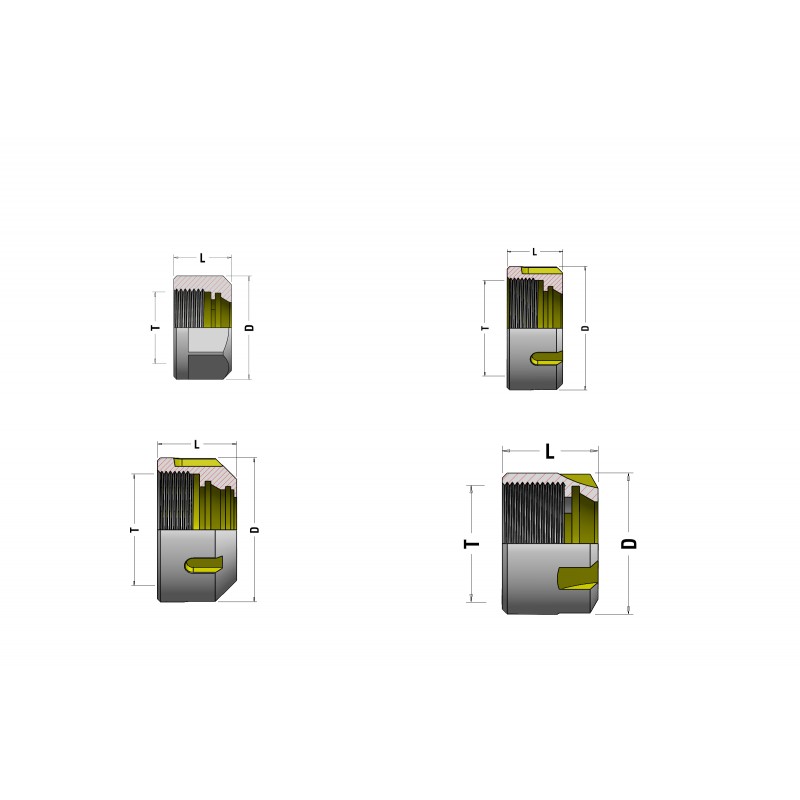 ER Clamping Nuts CCN-ER