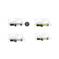 MAS-BT Pull Studs (Hollow- With Coolant Hole)