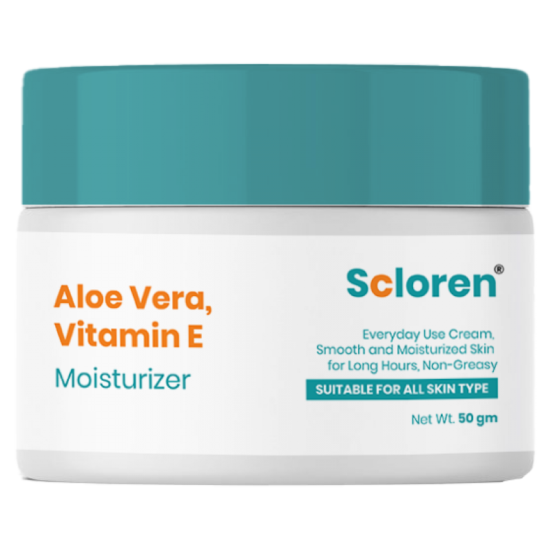Moisturizing Cream With Aloe Vera, Vitamin E And Squalene