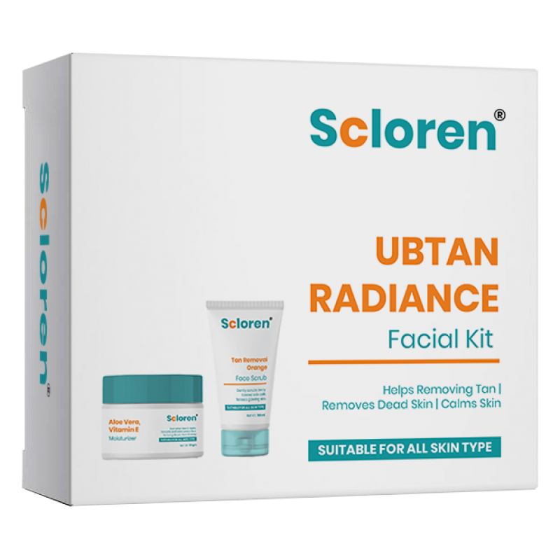 UBTAN RADIANCE FACIAL KIT FOR GLOWING SKIN WITH ROSE WATER