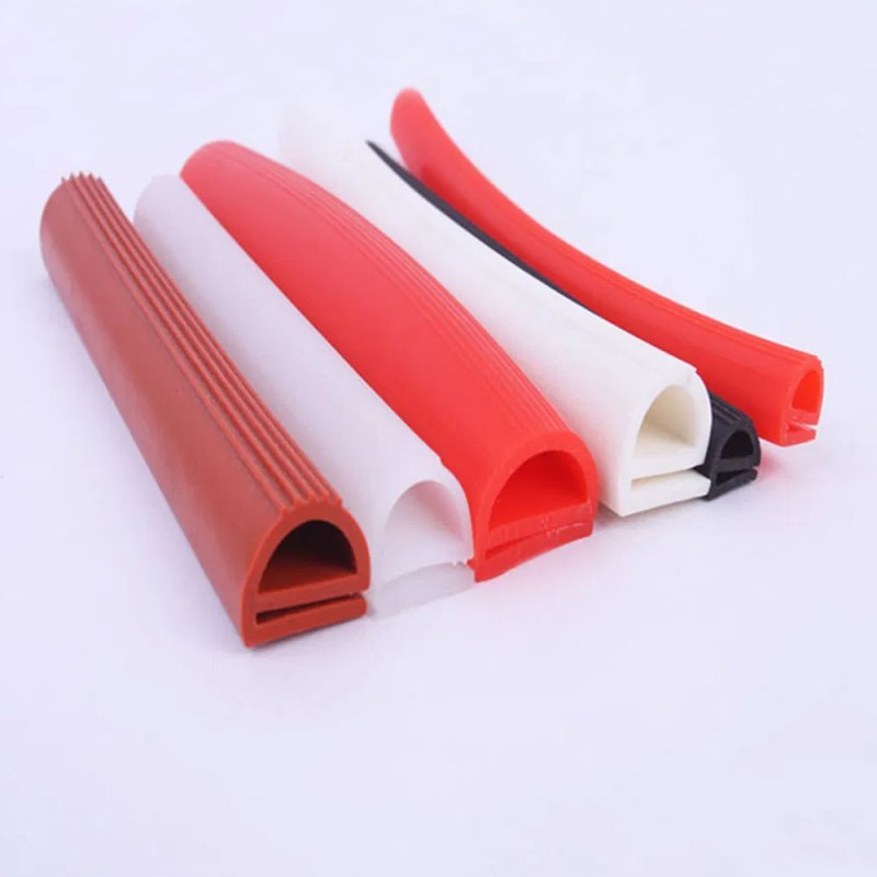 Silicone Extruded Red Rubber Profile