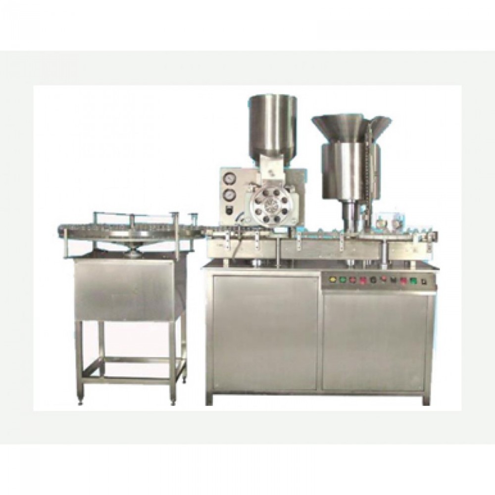 Injectable Powder Filling With Rubber Stoppering Machine - Shivoham ...