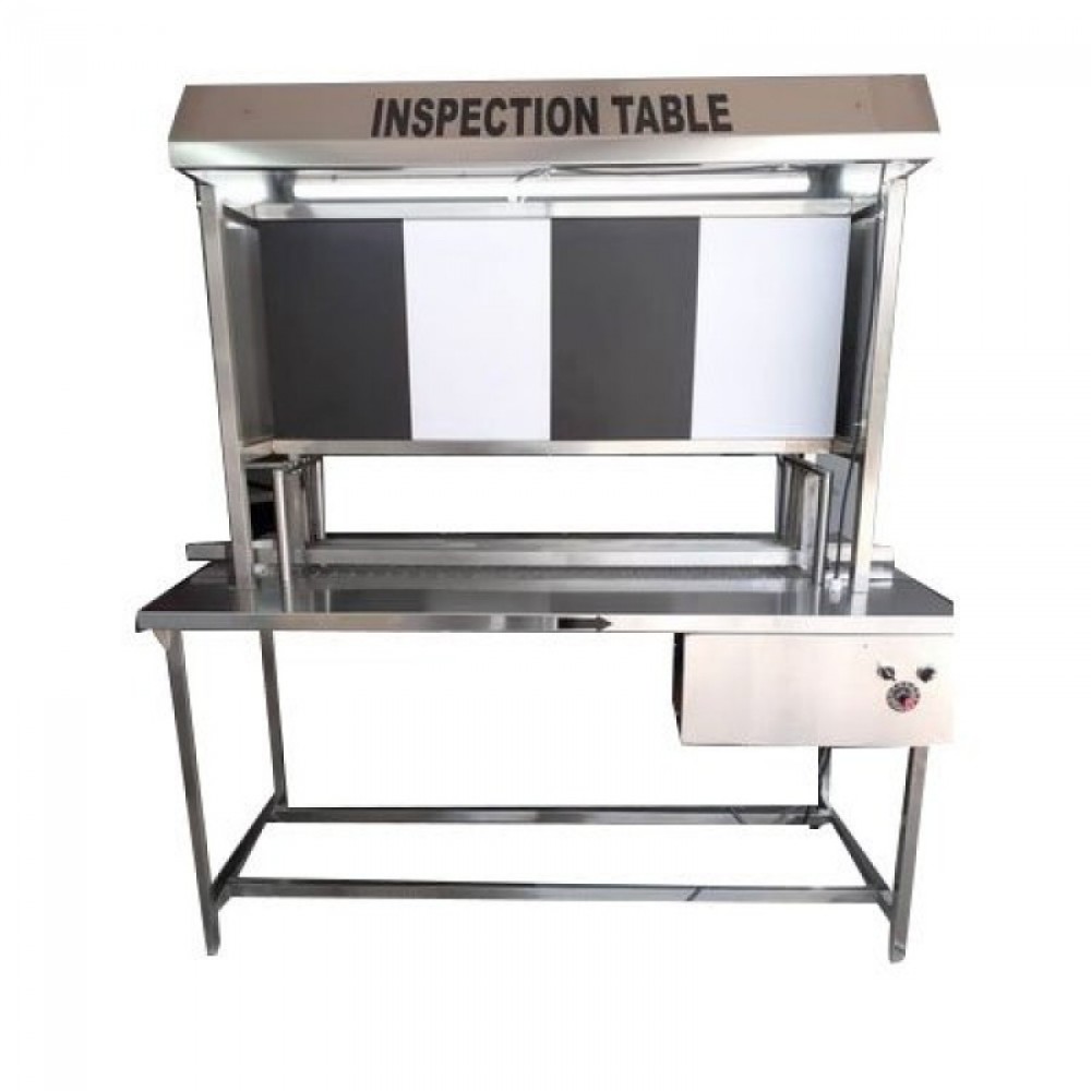 Online Visual Bottle Vial Inspection Table