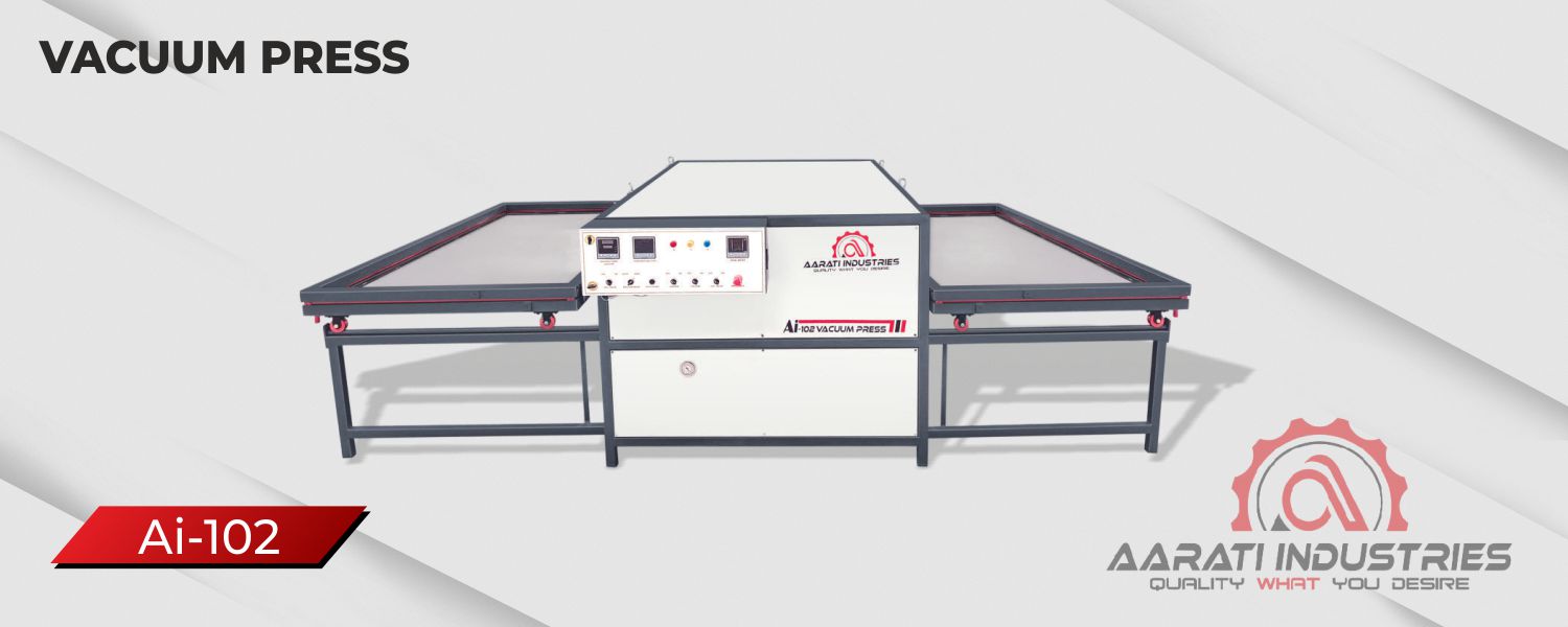 Industrial vacuum press machine for membrane pressing