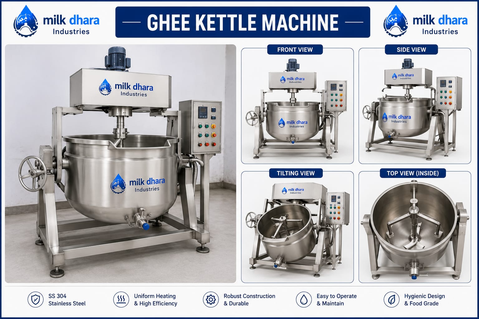 Ghee Kettle Machine