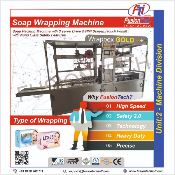 Soap Wrapping Machine Offered By FusionTech International In Karachi