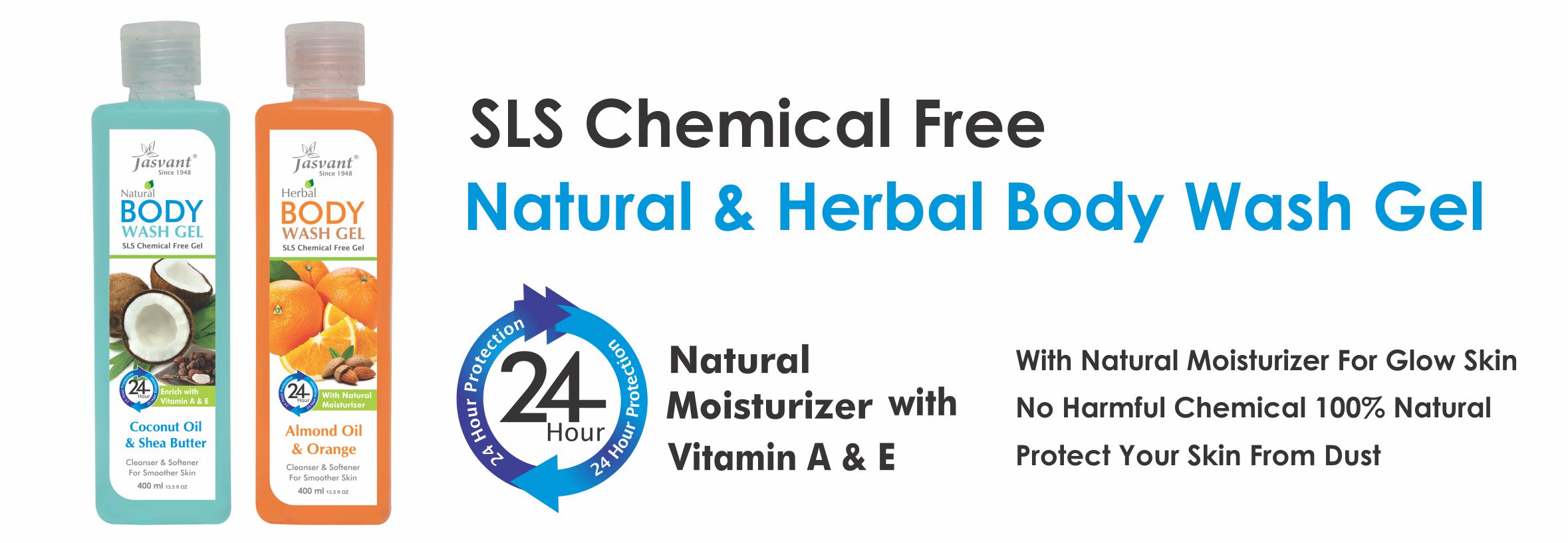 Herbal& Natural Body Wash Gel