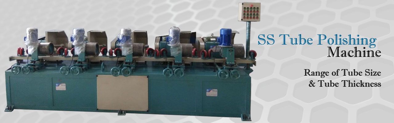 SS Stainless Steel TUBE POLISH MACHINE