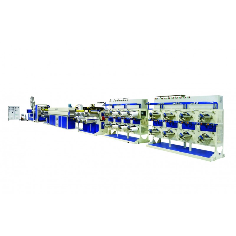 PP/ HDPE  Fibrillated Tape Extrusion Line