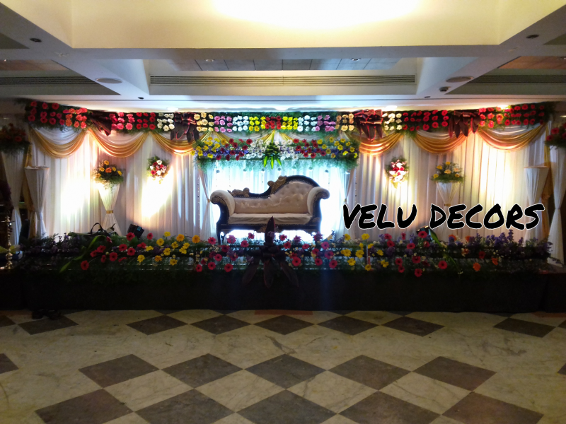 Stage Decorations For Wedding Velu Flower Decoration Chennai