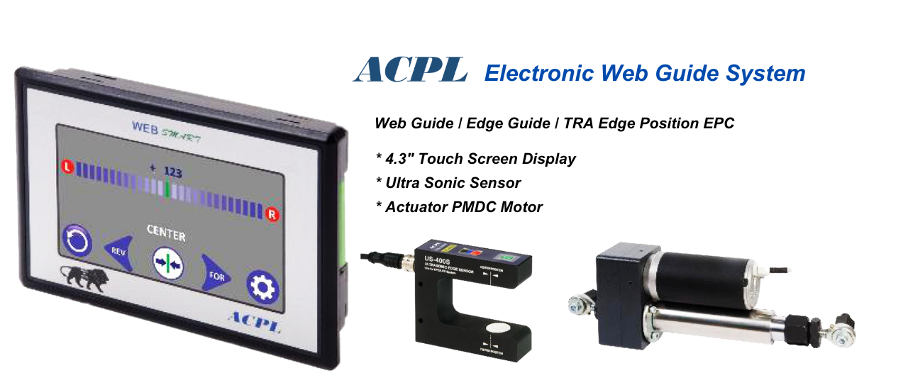 Electronic Web Guide System   Ultra Sonic Sensor  Actuator