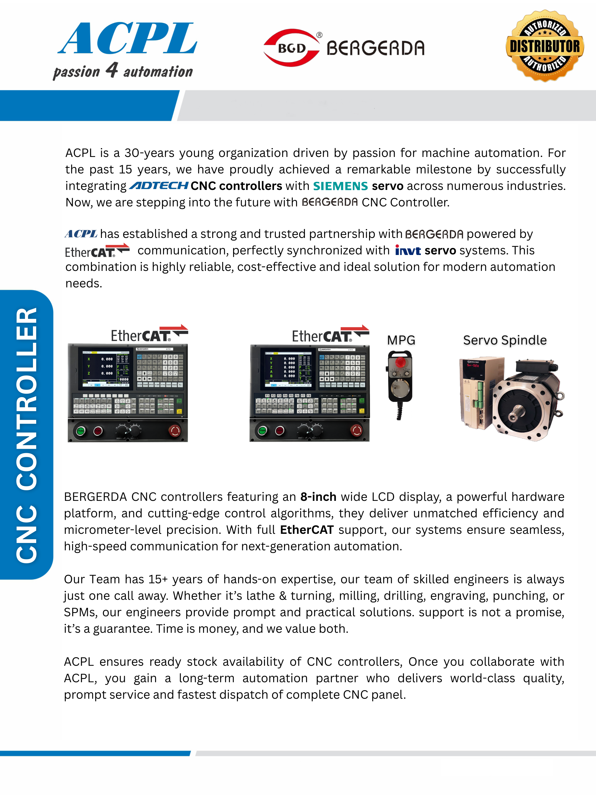 BERGERDA CNC CONTROLLER
